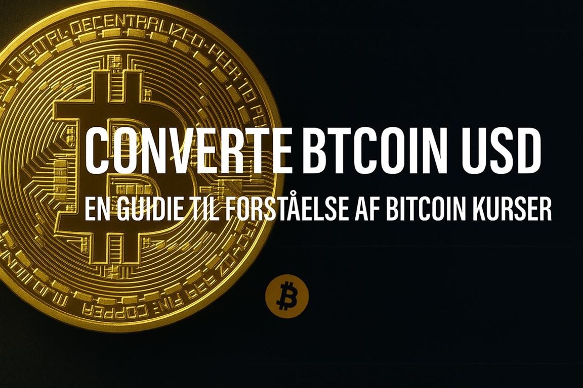 Converter bitcoin usd - en guide til forståelse af bitcoin kurser